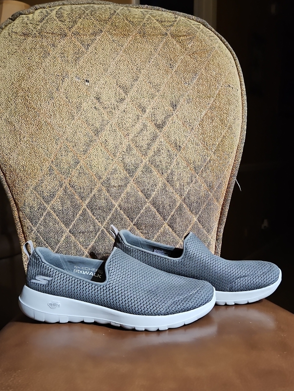Skechers Go Walk Joy Slip On Sneakers Walking Shoes Gray